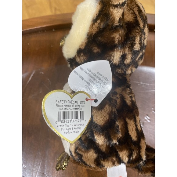 Ty Beanie Boos - SAMMY the Owl (6 Inch) NEW - MINT with MINT TAGS - Picture 12 of 12